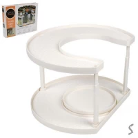 Полка-органайзер вращающаяся 2яр 35*28см