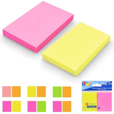 Бумага для заметок скл 76*38мм 100л 2в1