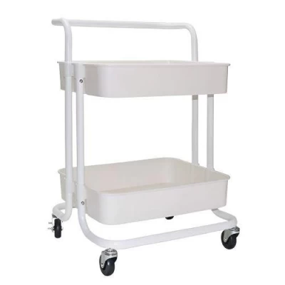 Этажерка на колесах "Comfort" 2яр 41*39*59см Этажерка на колесах "Comfort" 2яр 41*39*59см