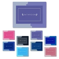 Коврик суперпоглащающий в ванную 120*150см прямоуг.