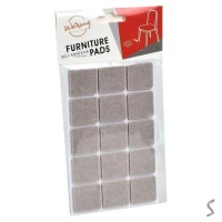 Наклейки на ножки стула/стола квадр 15шт/л 3см