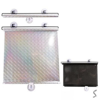 Шторка солнцезащитная для окон (присоски) 50*125см