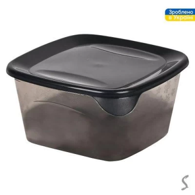 Контейнер пищевой "Грация" 1.2л 14*14*8.5см