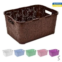 Корзина-плетенка "Ажур" 18л 29.5*40*19см	