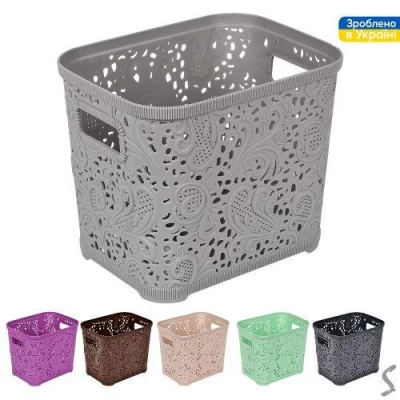 Корзина-плетенка "Ажур" 3.5л 15*20*16.5см