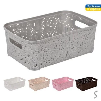Корзина-плетенка "Ажур" 4.7л 20*30.5*11.5см