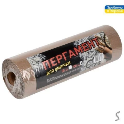Пергамент для выпечки без втулки 100м 28см
