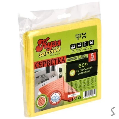 Салфетки целлюлозные 5шт/уп 15.5*15.5см Салфетки целлюлозные 5шт/уп 15.5*15.5см