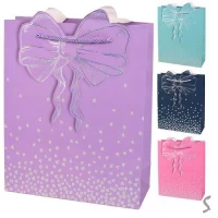 Пакет подарочный бумажный L 