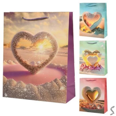 Пакет подарочный бумажный S "Hearts" 18*23*10см Пакет подарочный бумажный S "Hearts" 18*23*10см