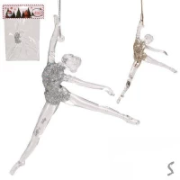 Елочная фигурная подвеска 16см