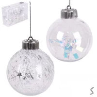 Елочные шарики 8см 6шт/наб