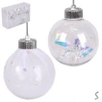 Елочные шарики 8см 6шт/наб