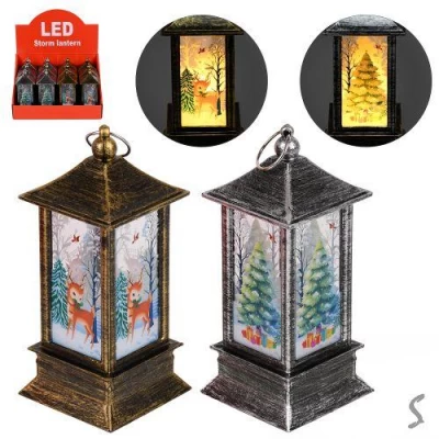 Лампа-фонарь с подсветкой 12.5*5.5см (батарейки входят в комплект)