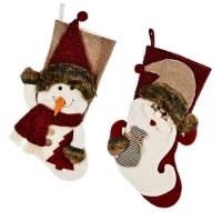 Новогодний носок для подарков 45см