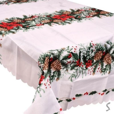 Скатерть "New Year's Ikebana" 150*220см Скатерть "New Year's Ikebana" 150*220см