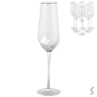 Бокал для шампанского "Crystal" 6шт/наб 300мл Бокал для шампанского "Crystal" 6шт/наб 300мл