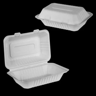 Ланч-бокс одноразовый из сахарного тростника (багассы) Ланч-бокс одноразовый из сахарного тростника (багассы)