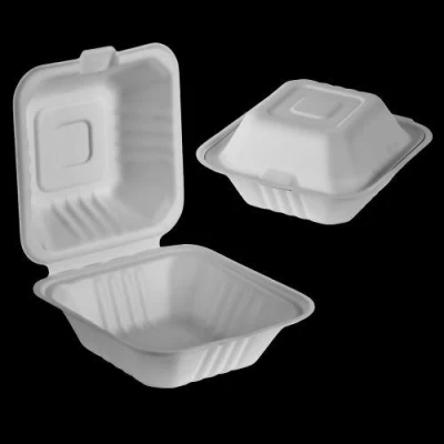 Ланч-бокс одноразовый из сахарного тростника (багассы) Ланч-бокс одноразовый из сахарного тростника (багассы)