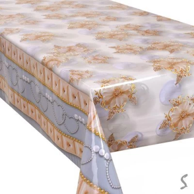 Клеенка ПВХ с рисунками 3D на ткан.основе 1.40*20м