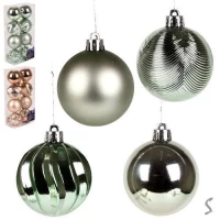 Елочные шарики 6см 8шт/наб