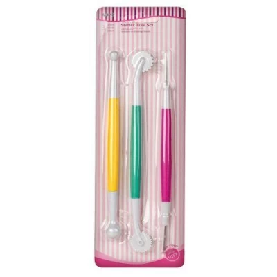 Набор стеков для работы с мастикой 3пр/наб 7*22см Набор стеков для работы с мастикой 3пр/наб 7*22см