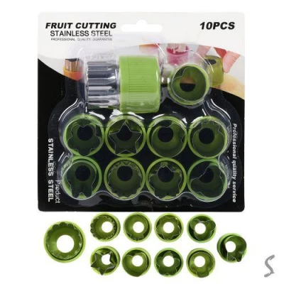 Плунжер кондитерский для печенья/мастики/фруктов 10пр/наб 16.5*16см