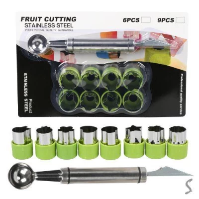 Плунжер кондитерский для печенья/мастики/фруктов 9пр/наб 26*16.5см