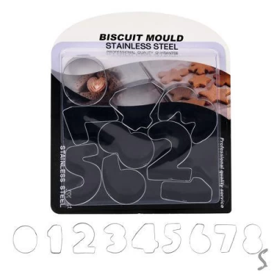 Формочки фигурные для печенья "Numbers" 9шт/наб 20*17см Формочки фигурные для печенья "Numbers" 9шт/наб 20*17см