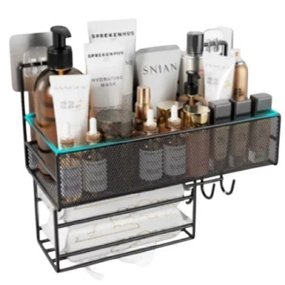 Полка с держателем настенная M 3кр 36*15*27см