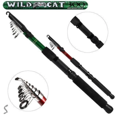 Спиннинг телескоп "Wild cat" 3.0м 30-60г 7к