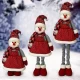 Фигура новогодняя "Snowman" 46-85см (ноги-телескоп)