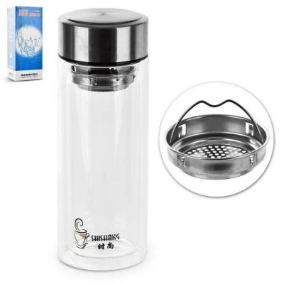 Бутылка с двойной стенкой и ситом 300мл