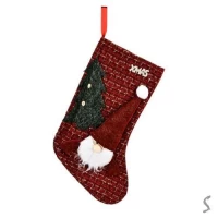 Новогодний носок для подарков 40см