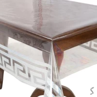 Клеенка жидкое стекло с голографич.рисунком Laser 1.37*20м