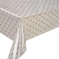 Клеенка жидкое стекло с голографич.рисунком Laser 1.37*20м