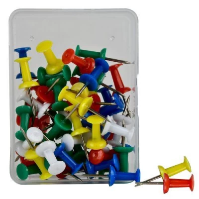 Кнопки-гвоздики канцелярские 50шт/наб