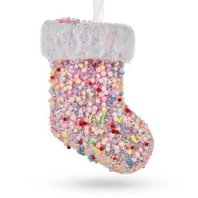 Игрушка-подвеска новогодняя "Sock" 12см