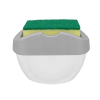 Дозатор для моющего средства с губкой 400мл