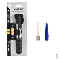 Насос ручной с креплением для велосипеда 20.5*3см