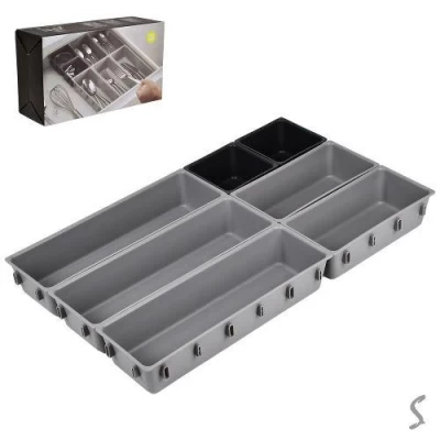 Органайзер модульный для выдвижных ящиков 7отд 27*15.5*10см Органайзер модульный для выдвижных ящиков 7отд 27*15.5*10см