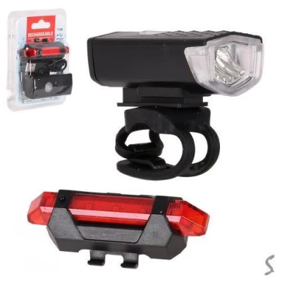 Фонарик LED аккумуляторный 2шт/наб