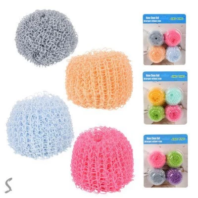 Щетки-мочалки кухонные 4пр/наб 19*16см Щетки-мочалки кухонные 4пр/наб 19*16см