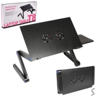 Столик-подставка для ноутбука 49*28см USB-панель