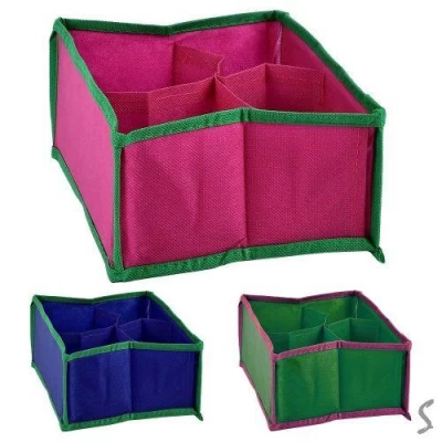 Коробка-органайзер для хранения белья "Colorito" 4отд 20*18*10см