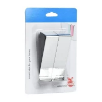 Крючок-вешалка на дверь SS 2шт/наб 8*2.5см