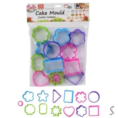 Формочки фигурные для печенья "Floral" 12шт/наб 19*17см