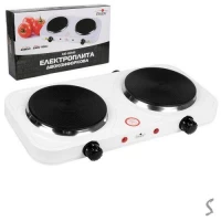Плита электрическая переносная двухконфорочная 2*1000W d155мм