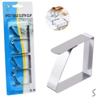 Зажим для скатерти 4шт/уп 9*25см