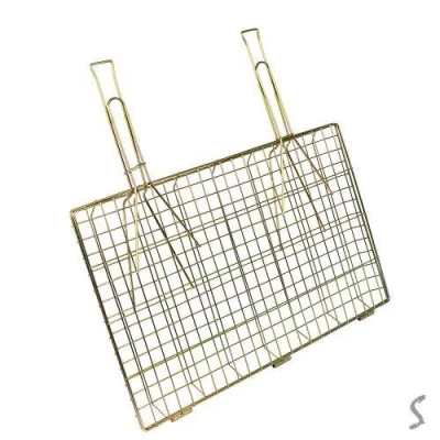 Решетка-гриль двойная ручка "Профи" 55*60*35см